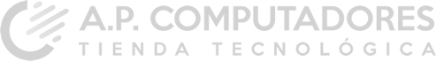 Logo de AP Computadores, tienda de tecnología y computadores en Cali