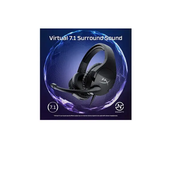 HyperX Cloud Stinger S - Auriculares para juegos, para PC, sonido  envolvente virtual 7.1 - TECNO GAMES